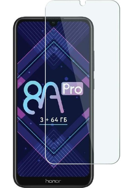 Huawei Honor 8A Pro Tempered Glass Cam Koruma