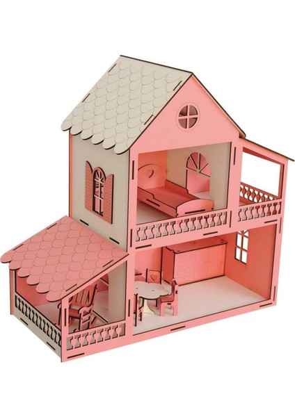 Ahşap Ev 2 Katlı Pembe fiyatları