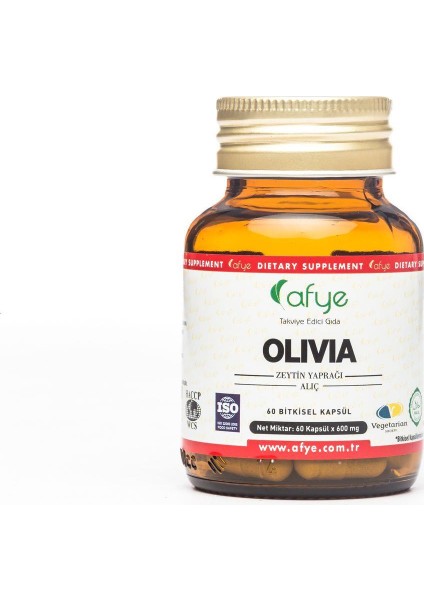 Olivia 60 Kapsül Zeytin Yaprağı-Alıç 600 Mg