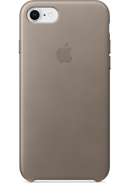 Apple iPhone 7/8 Deri Kılıf Vizon