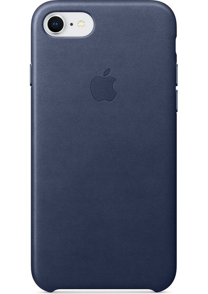 Apple iPhone 7/8 Deri Kılıf Gece Mavisi
