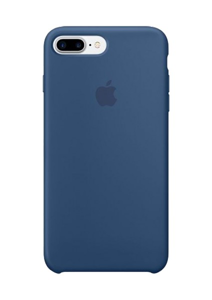 Apple iPhone 7/8 Plus Silikon Kılıf Koyu Mavi