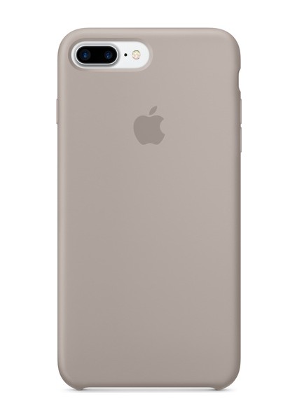 Apple iPhone 7/8 Plus Silikon Kılıf Koyu Gri