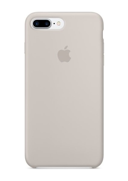 Apple iPhone 7/8 Plus Silikon Kılıf Açık Gri
