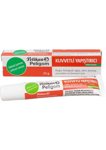 Pelikan Peligom Solventsiz Yapıştırıcı 20 Gr 12 Li