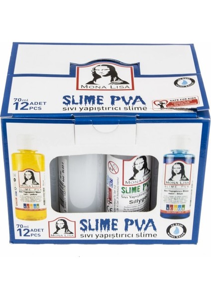 Slime Sıvı Boraks Sillygel 70Ml 12'Li