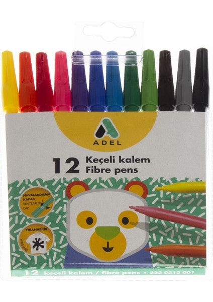 Keçeli Boya Kalemi Yl 12 Li