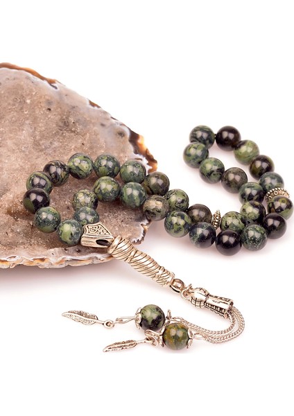 Kanbaba Jasper Taşı Tesbih ( 8 Mm )
