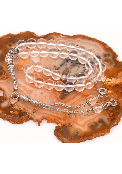 Kristal Kuvars Taşı Tesbih ( 8 Mm ) fiyatları