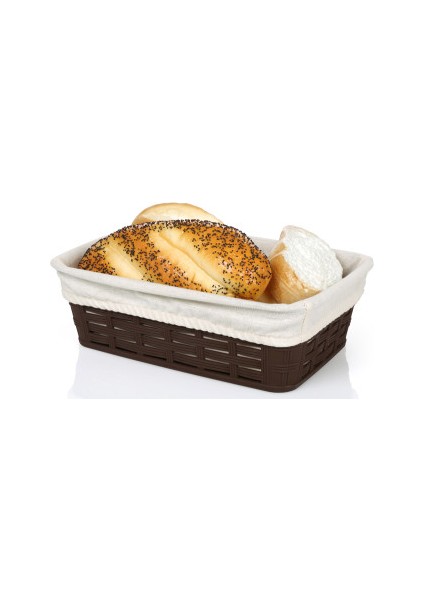 Hasır Desenli Ekmek Sep. Köşeli Bez Kaplamalı BO672