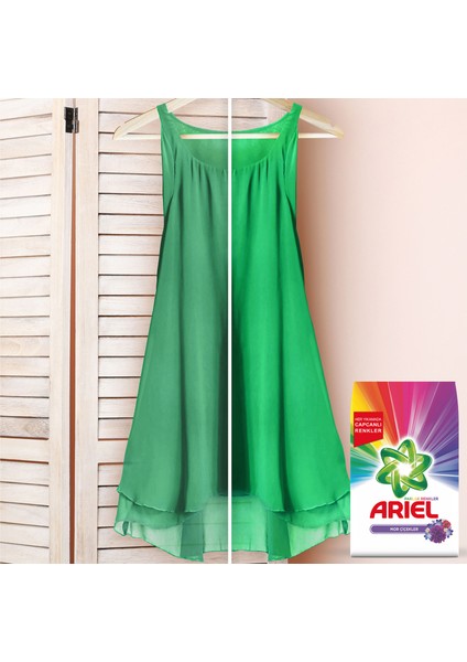 Toz Çamaşır Deterjanı Mor Çiçekler 7 kg +7 kg + Fairy Platinum Sünger Hediye
