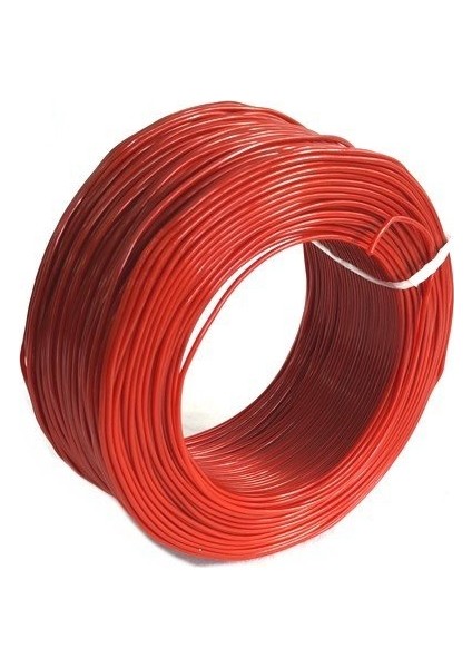 0,22MM Çok Damarlı Montaj Kablosu 100MT Kırmızı