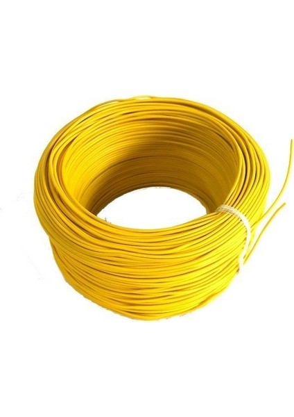 0,22MM Çok Damarlı Montaj Kablosu 100MT Sarı fiyatları
