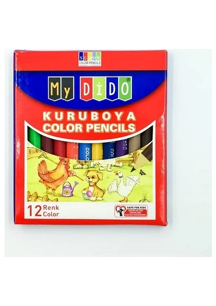 Mydido Kuruboya Kısa 12 Renk