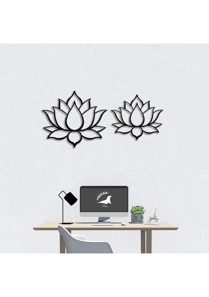 Lotus Çiçeği Metal Tablo