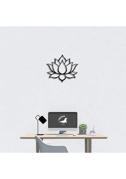 Lotus Çiçeği Metal Tablo