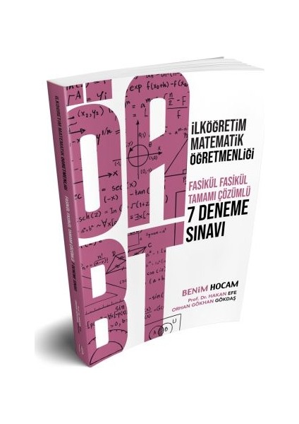 ÖABT İlköğretim Matematik Öğretmenliği Tamamı Çözümlü 7 Deneme Sınavı