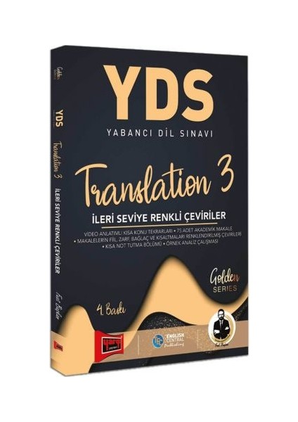 YDS Translation 3 İleri Seviye Renkli Çeviriler