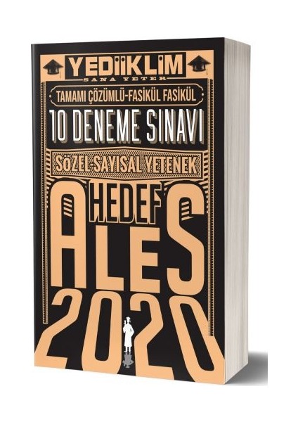 2020 ALES Sayısal Sözel Yetenek Çözümlü 10 Deneme Sınavı