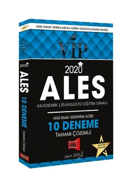 2020 ALES VIP Sınav Sistemine Göre Çözümlü 10 Fasikül Deneme