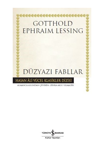 Düzyazı Fabllar - Gotthold Ephraim Lessing