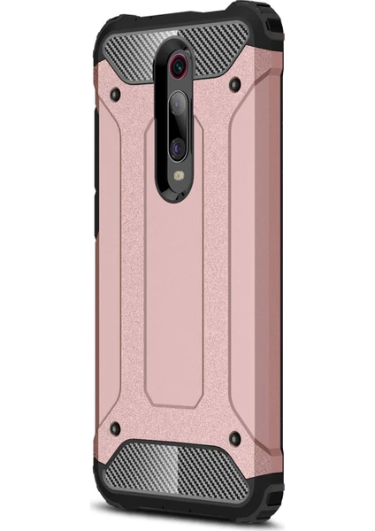 Xiaomi Mi 9T Kılıf Rugged Armor Rose Gold