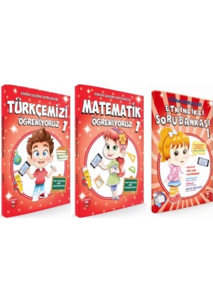 Çalışkan Arı 1.Sınıf Öğreniyoruz Seti - 3 Kitap