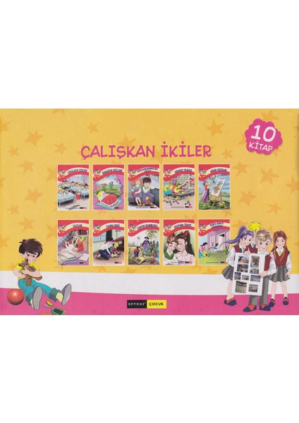 Çalışkan İkiler Hikaye Seti 2. Sınıf - 10 Kitap Testli