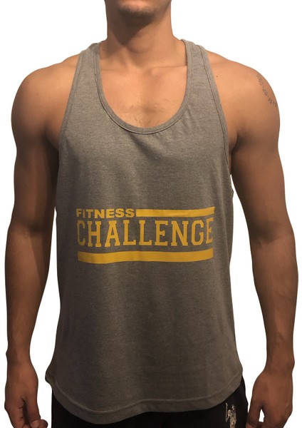 Fitness Gym Tank Top Atlet Sporcu Atleti Gri 5005 fiyatları