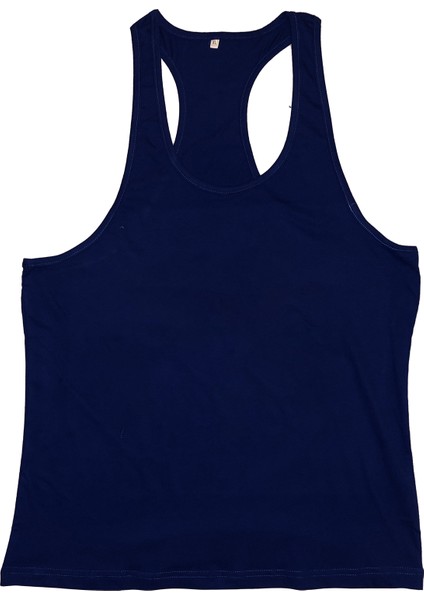 Top Glory Fitness Gym Tank Top Atlet Sporcu Atleti Lacivert 5032