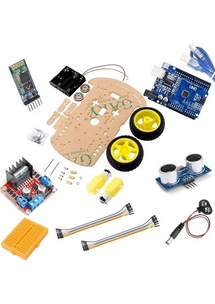 Arduino Combo 2WD Full Robot Araç Seti