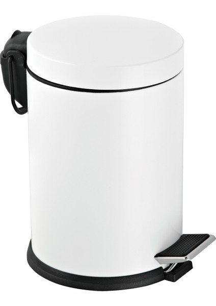 Renkli Pedallı Çöp Kovası Beyaz 16 lt