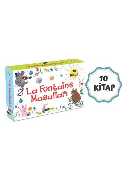 La Fontaine Masalları 10 Kitap Set