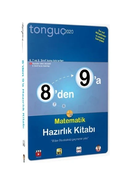 Tonguç Akademi 8'den 9'a Matematik Hazırlık Kitabı