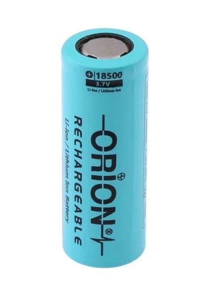 18500 3.7 V 1500 Mah Şarjlı Li-Ion Pil (Başsız)