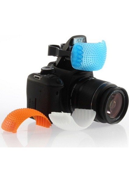 Dahili Flaş Flash Pop Up 3 In 1 Diffuser Yumuşatıcı - Canon 100D 200D 1000D 1100D 1200D fiyatları