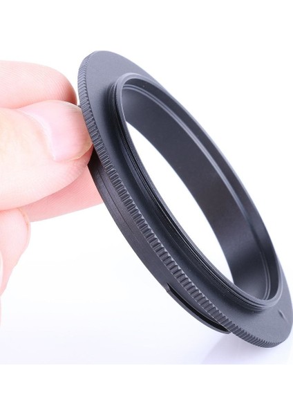 - Canon 18-55mm Lens Için 58MM Macro Makro Ters Lens Objektif Bağlantı Adaptörü