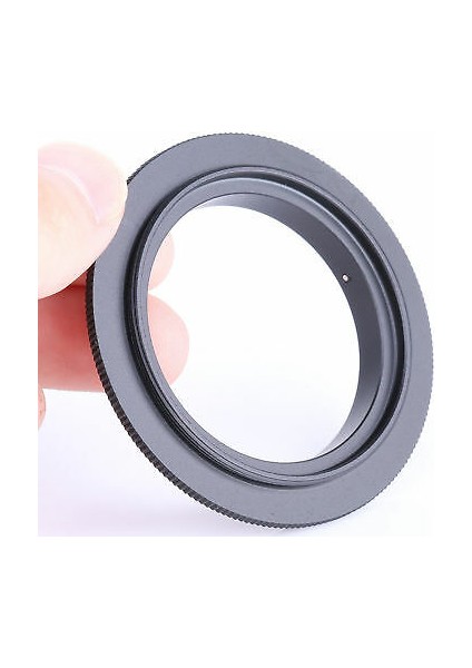 -  Nikon 55MM Filtre Çapına Sahip Lensler Için Macro Makro Ters Lens Objektif Bağlantı Adaptörü