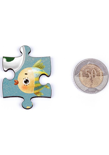 Sevimli Patiler Ahşap Puzzle 54 Parça (Lıv-23)