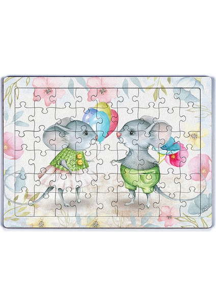 Sürpriz Ahşap Puzzle 54 Parça (Lıv-25)