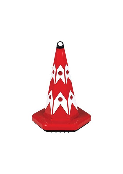 Kedi Gözlü Trafik Konisi 50Cm (Ut5021) Agırlıklı