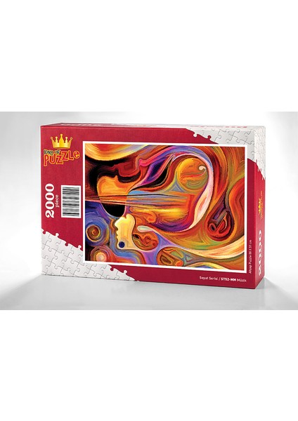 Müzik Ahşap Puzzle 2000 Parça (ST52-MM)