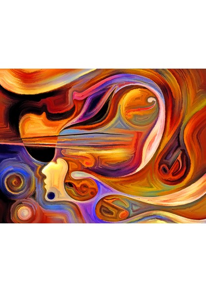 Müzik Ahşap Puzzle 2000 Parça (ST52-MM)
