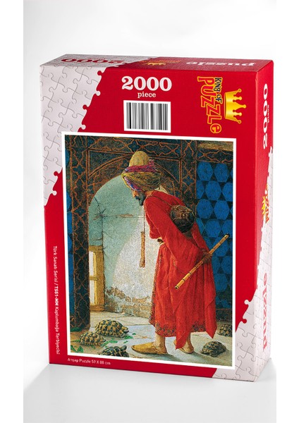 King Of Puzzle Kaplumbağa Terbiyecisi Ahşap Puzzle 2000 Parça (TS51-MM)