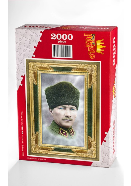 King Of Puzzle Atatürk - Ankara 1922 Ahşap Puzzle 2000 Parça (TR56-MM)