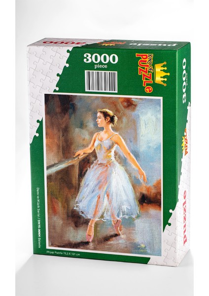 King Of Puzzle Balerin Ahşap Puzzle 3000 Parça (DM75-MMM)