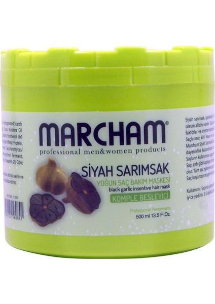 Siyah Sarımsak Saç Maskesi 600ML.