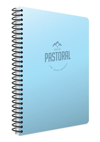 A4 Defter 72 Yp. Kareli Spr. Pp. Kpk. Mavi Pastoral