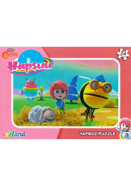 Adeland Trt Çocuk Hapşuu 24 Parça Yapboz / Puzzle (3+)