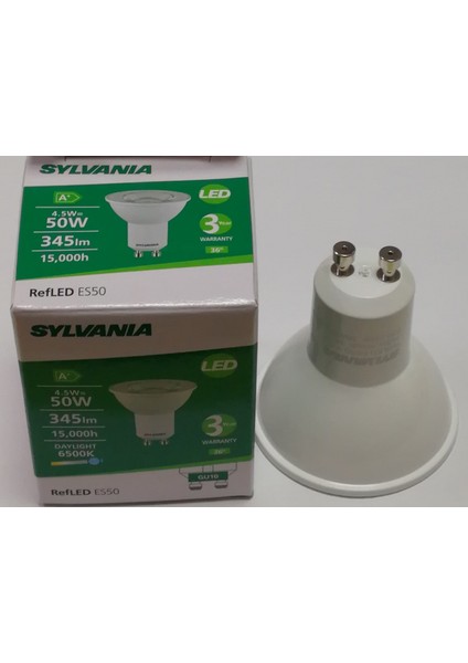 Sylvanıa 4.5W Beyaz Işık Ampul GU1O Duy 345 Lm 6'lı